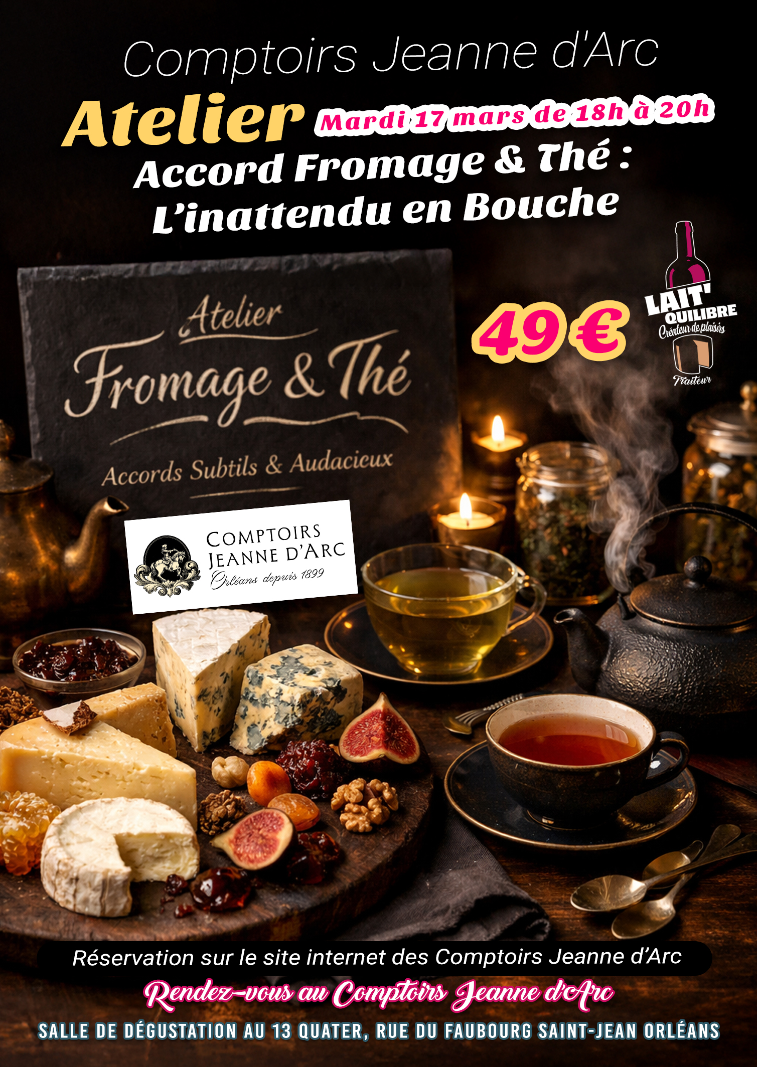 Et si vous découvriez une alliance surprenante entre fromages et thés ?